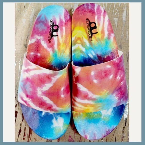 Air Underground Tie Dye Slides, Tie Dye Slides Size 8 - Picture 7 of 7